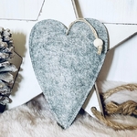 Coeur feutre gris2