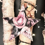 Etoile métal fleurie1
