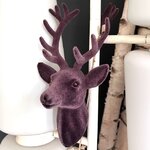 Mini tête de cerf pourpre1