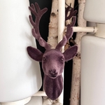 Mini tête de cerf pourpre
