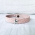 bracelet ZOE  en cuir rose