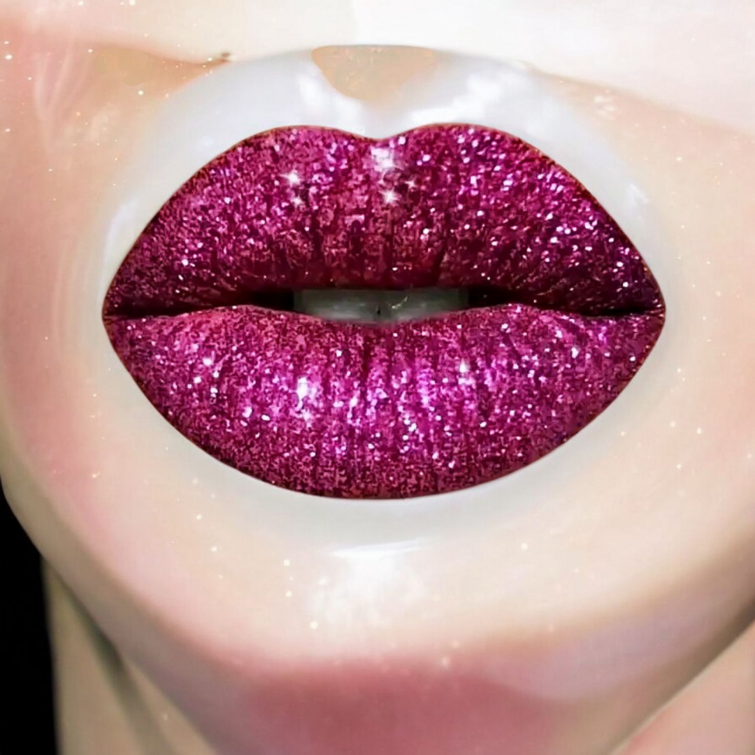 Rouge à Lèvres Pailleté Brillant MOMENT MAKE UP - Couleur OR - Parfait Pour Les Fêtes