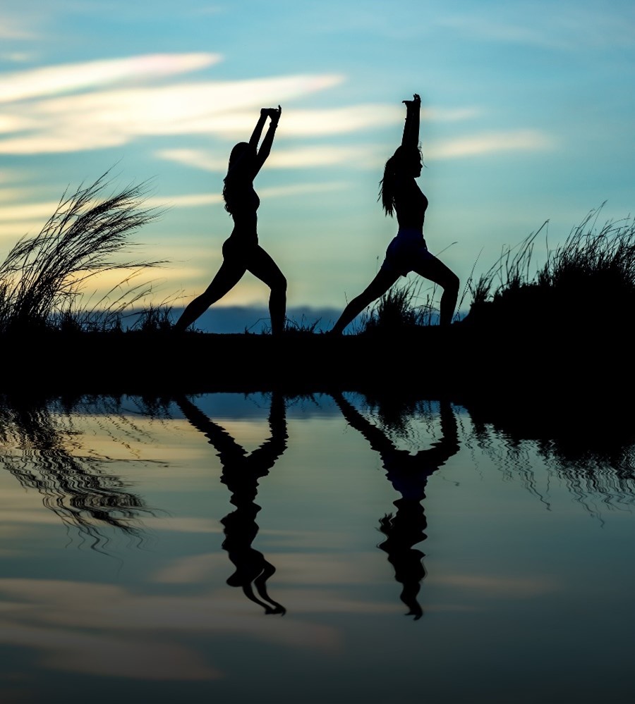 yoga reflet