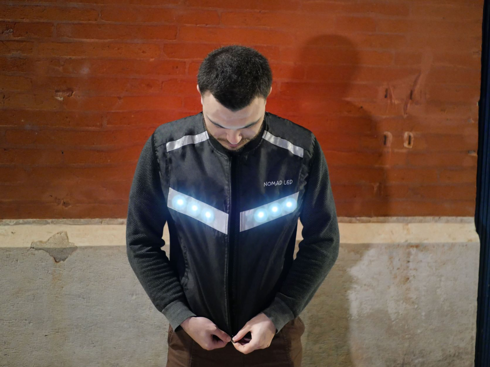 Iordan Gilet de Cyclisme à LED, Gilet réfléchissant à LED avec