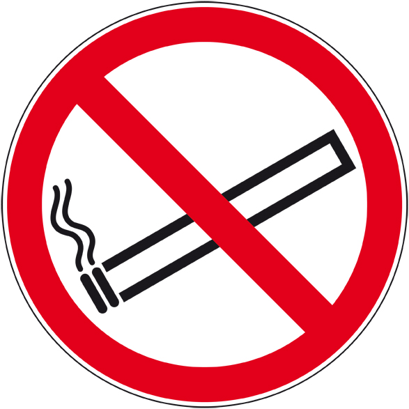 Signalétique RetD : panneau INTERDIT de fumer