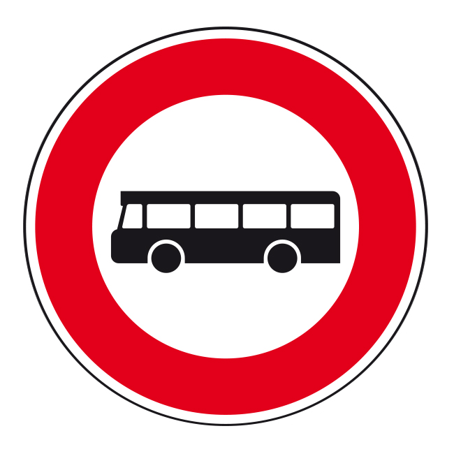 Routier-Rond-Interdit-Bus