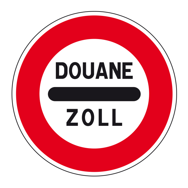 Routier-B4-Rond-Arrêt au poste de Douane