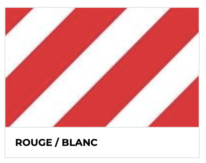 Rubans 5091 INDAS-Rouge-Blanc