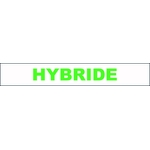HYBRIDE - Texte vert