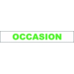 OCCASION - Texte vert