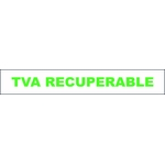 TVA recupérable-Texte vert