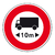 Routier-Rond-Interdit-Taille maxi 10m