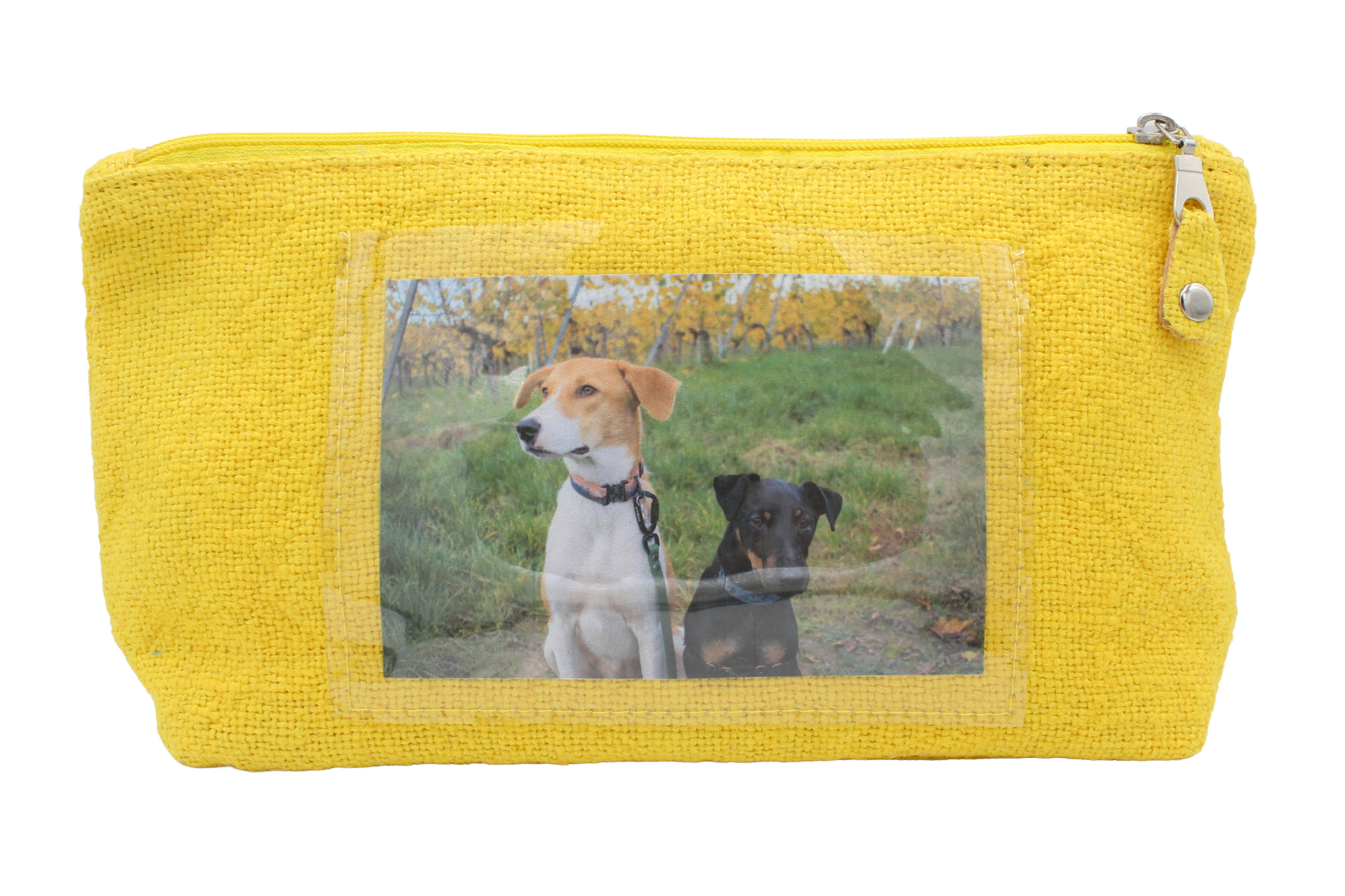 Pochette photo jaune