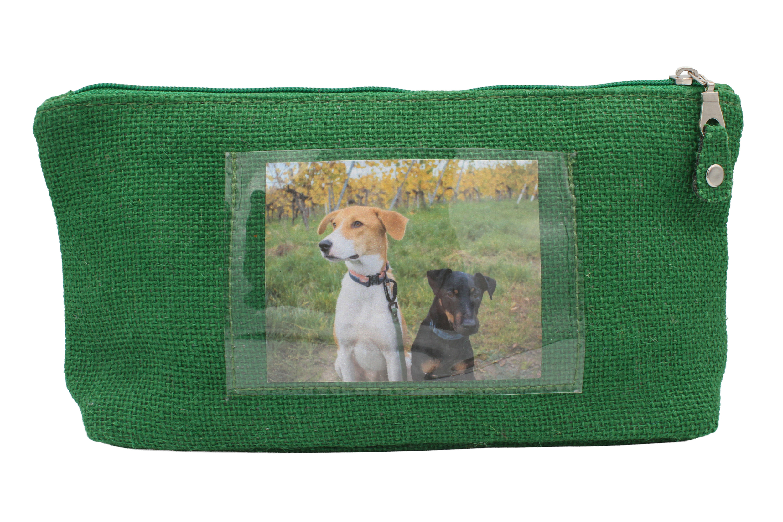 Pochette photo vert