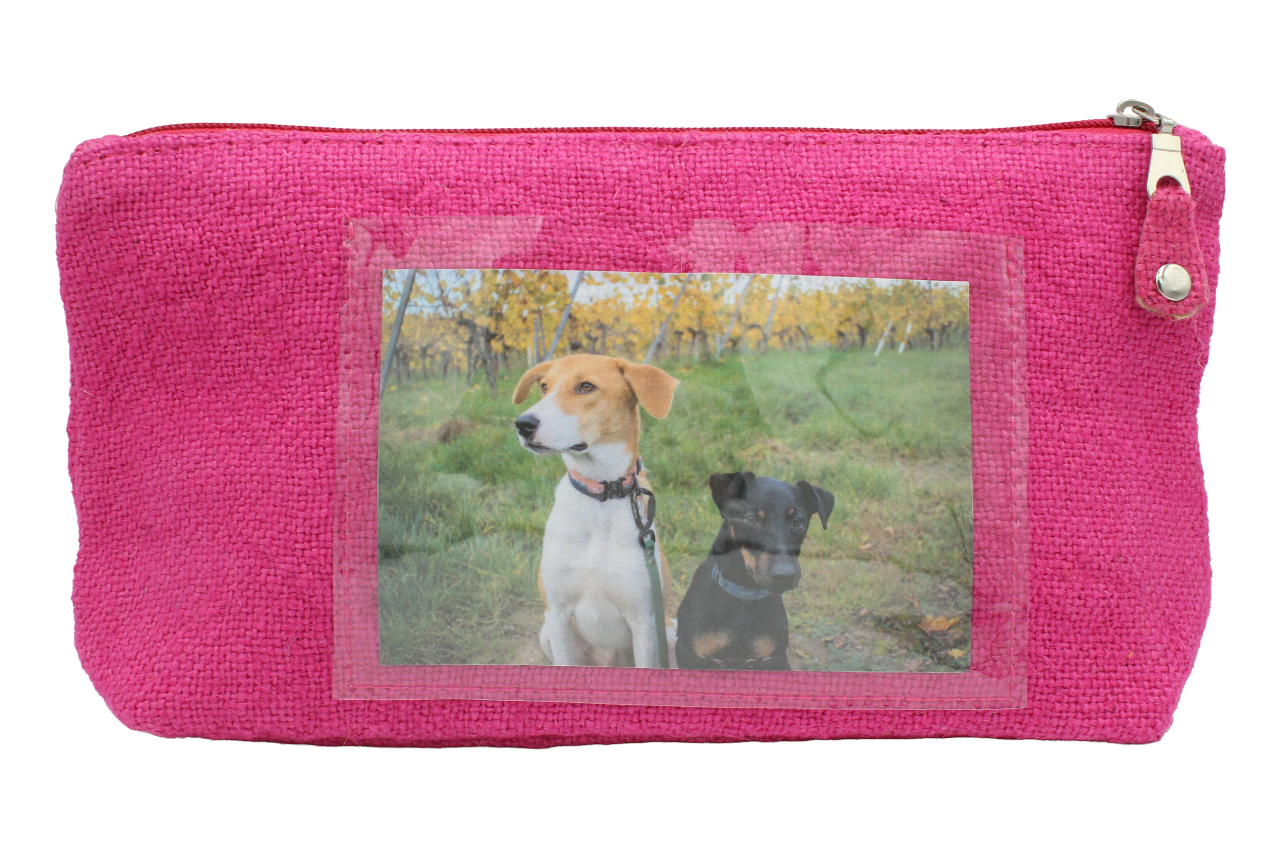 Pochette photo fuchsia
