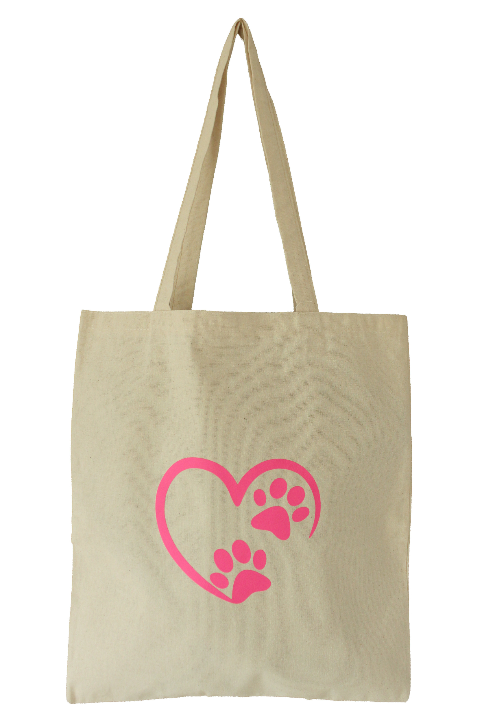 Tote bag rose fluo