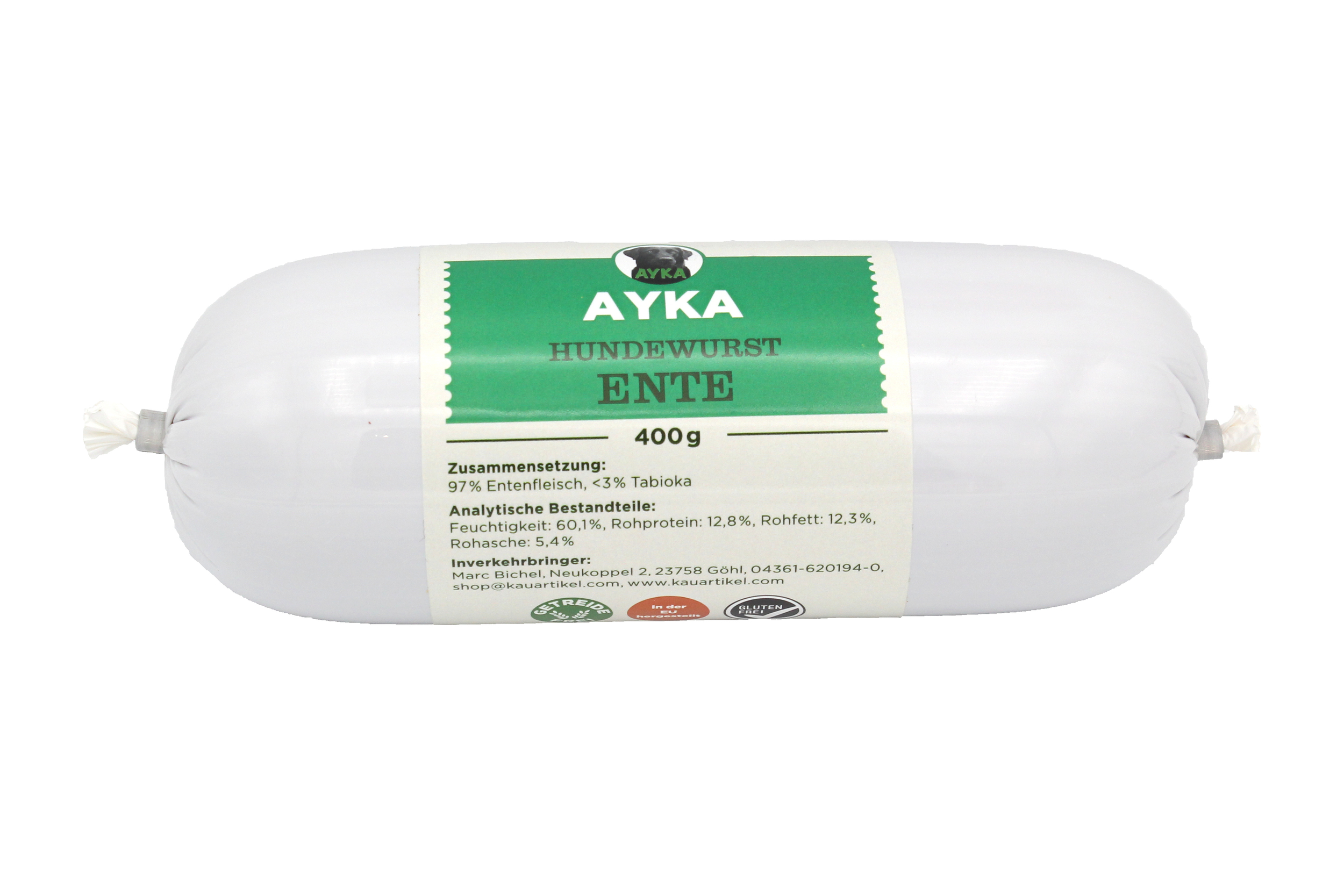 Saucisse canard 400g