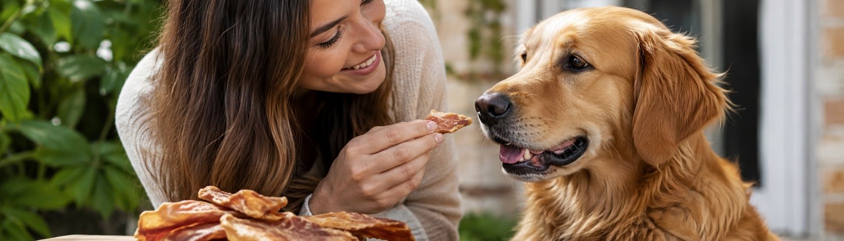 Récompense naturelle à base de viande de volaille séchée pour chien
