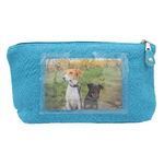 Pochette photo turquoise