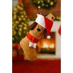 Chaussette Noël brune