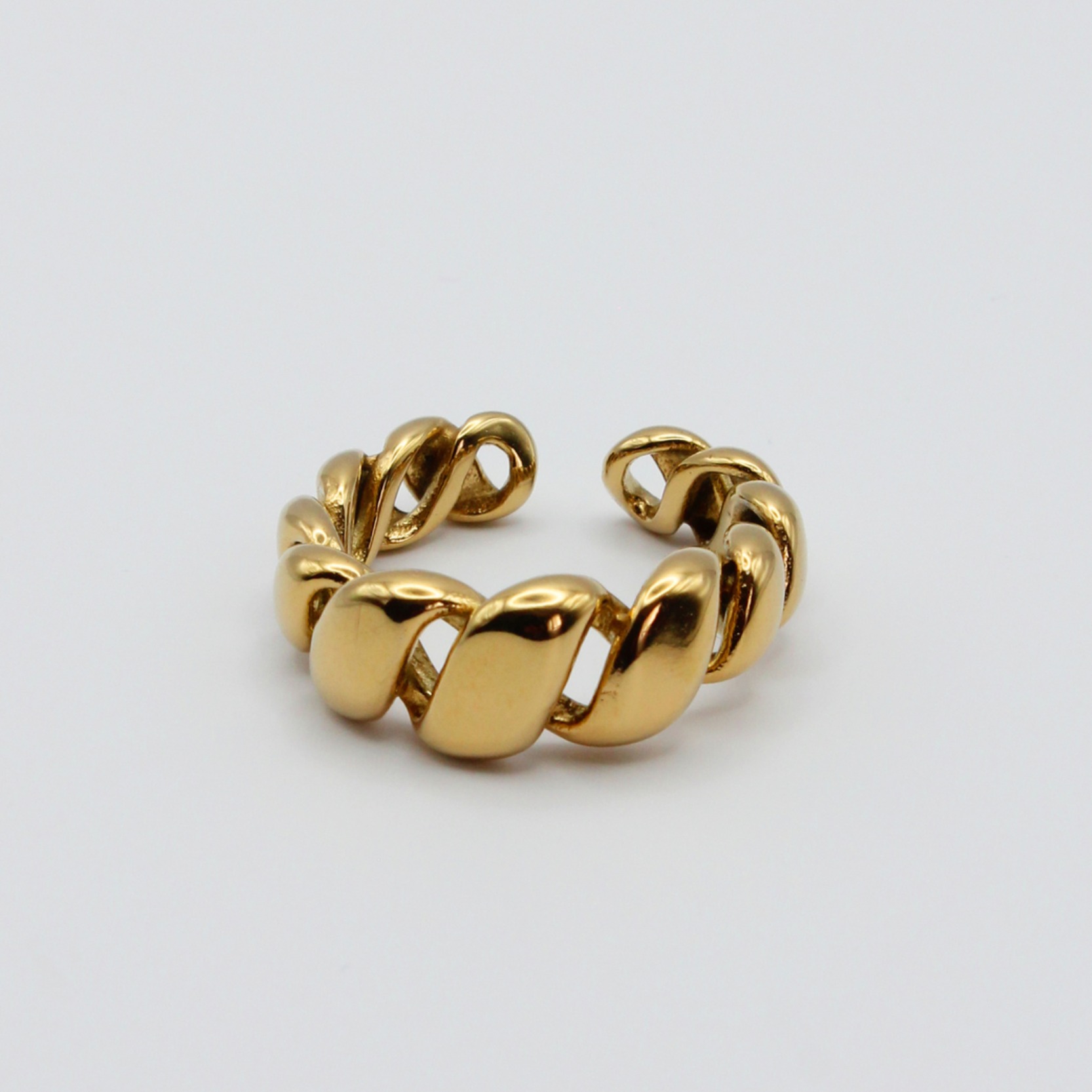 bague zoé doré