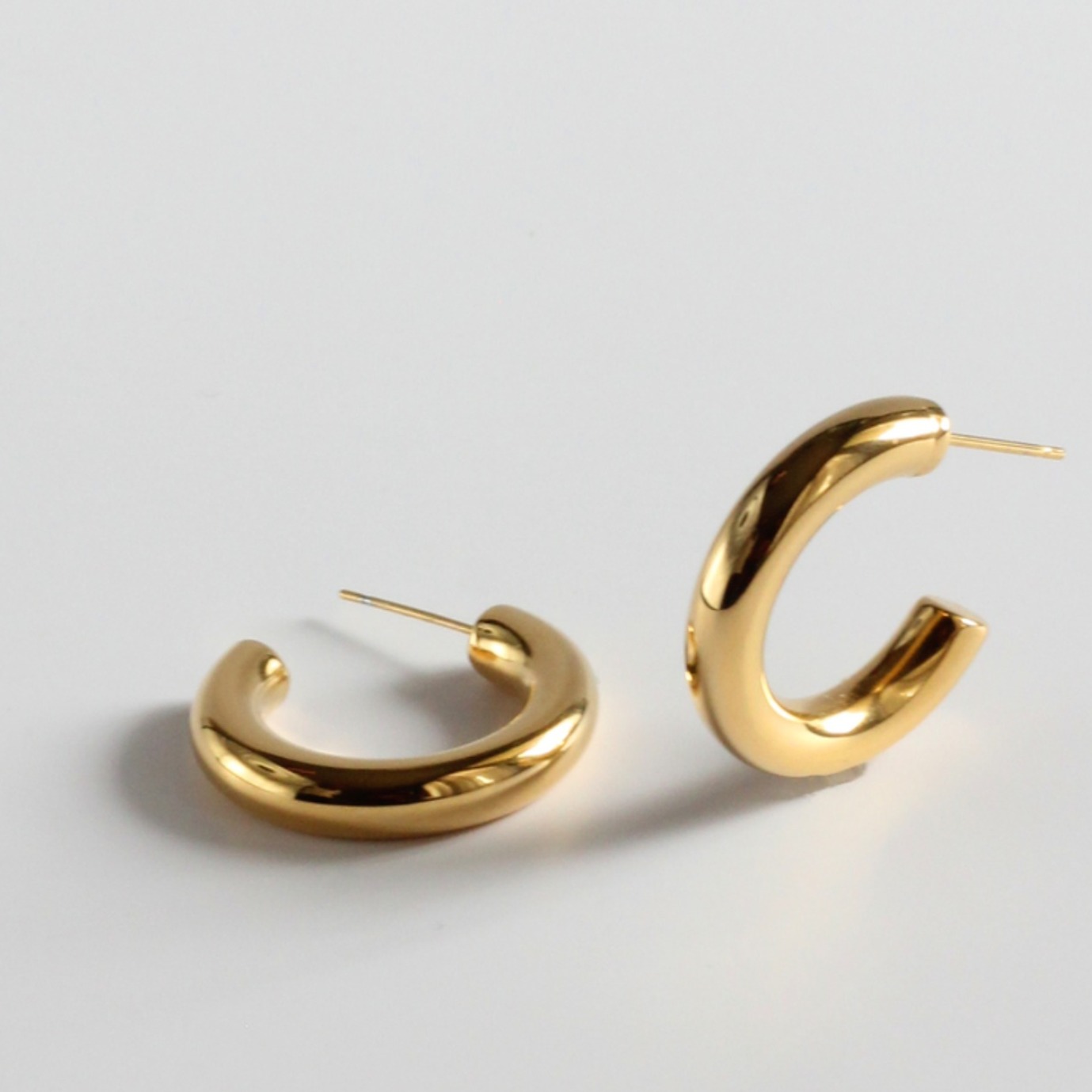 boucles doreilles acier inoxydable doré Sasha