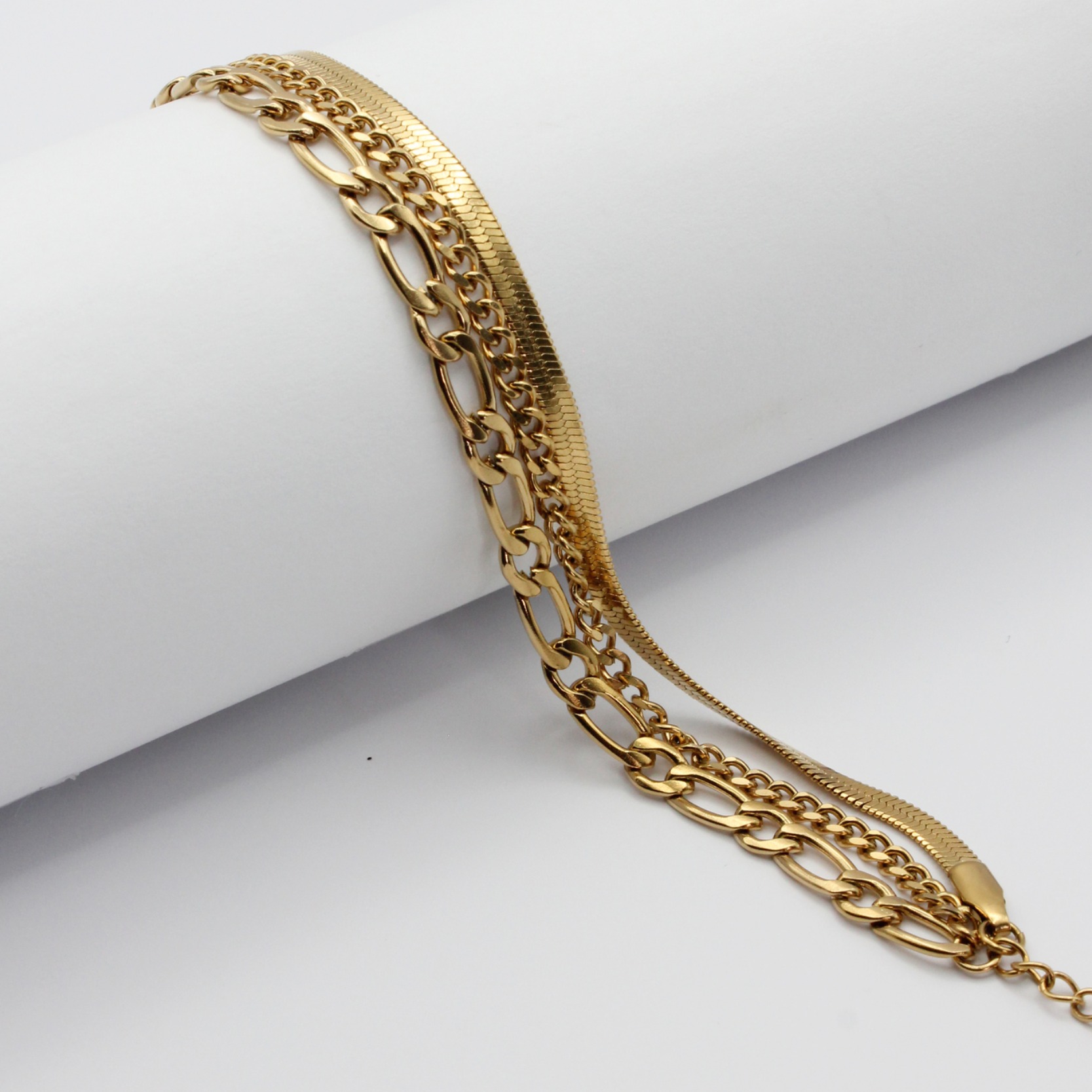 Bracelet Perrine - Acier inoxydable doré