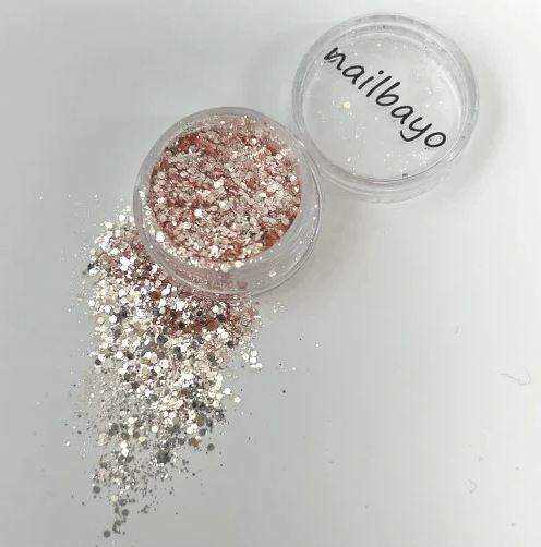 Nailbayo ruby glitter
