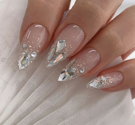 Doi nudi glitter silver semi permanent