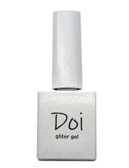 Vernis semi permanent doi glitter gel silver