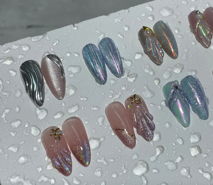Non wipe gel nail art Coréen