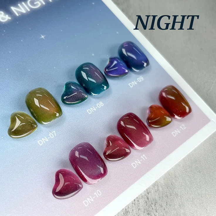collection day and night de clodi nail art coréen