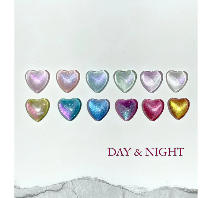 Collection clodi day and night vernis semi permanent Coréen nail art