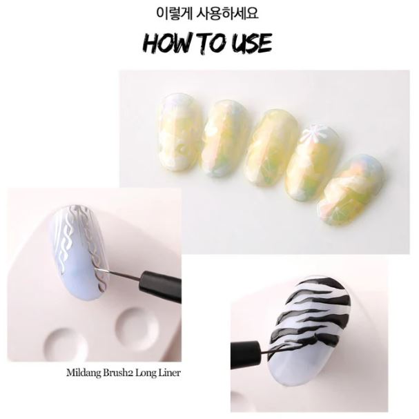 Pinceaux mostive pour détails nail art coréen