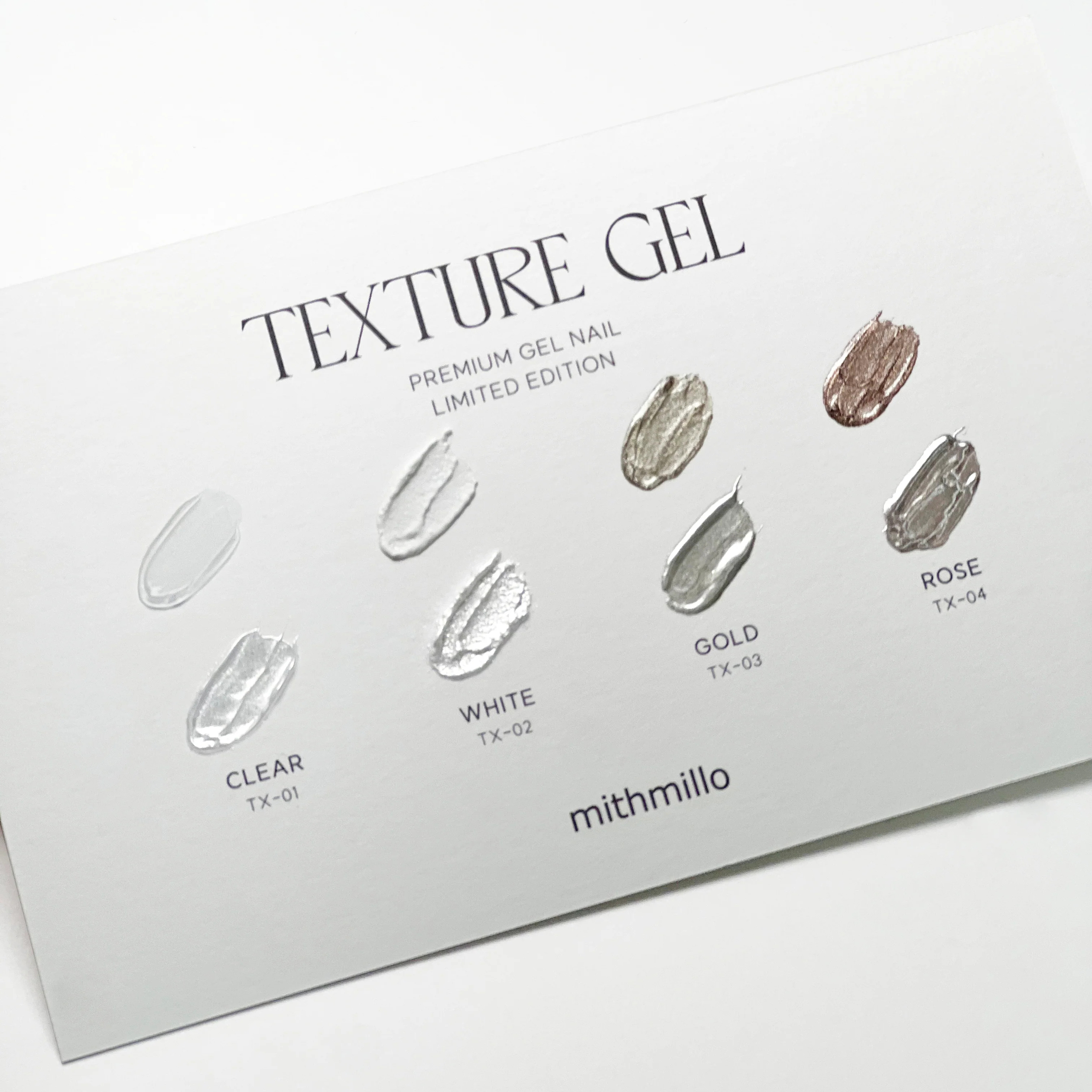 Gel texturé pour nail art chromés coréen Mithmillo