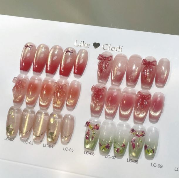 Like Clodi collection de vernis cat eye pailleté coréen