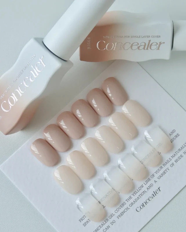 Fiote concealer beige petal vernis semi permanent coréen