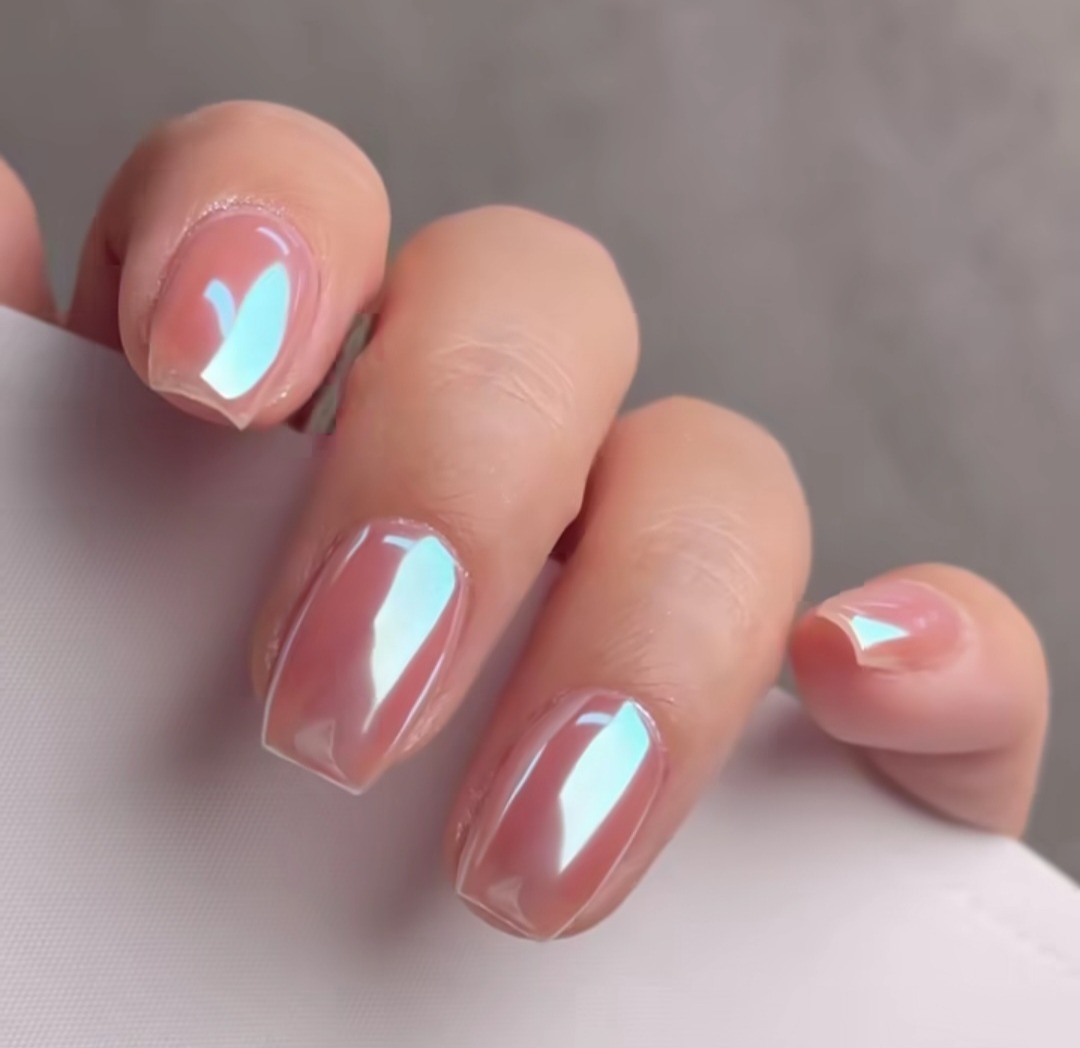 nail art rentrée 2025 tendance coréenne glazed nails