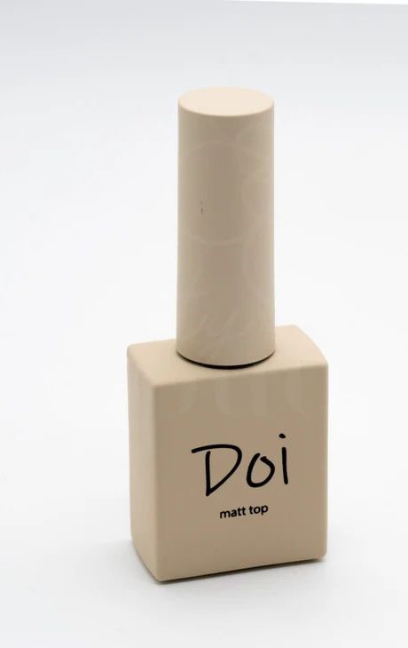 Nailbayo matt top gel vernis semi permanent coréen isole les chromes