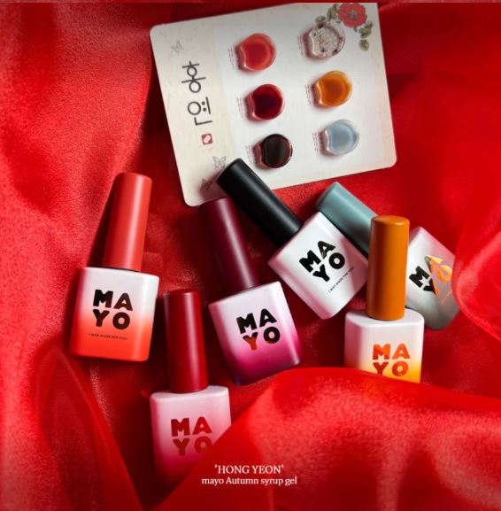 Mayo Hong yeon collection de vernis syrup nail art coréen