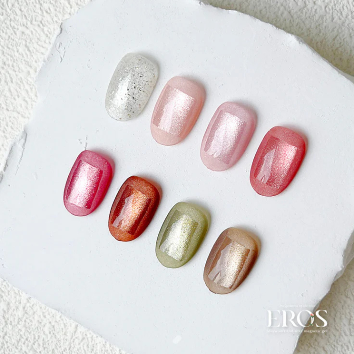 Eros collection vernis semi permanent coréen magnet cat eye