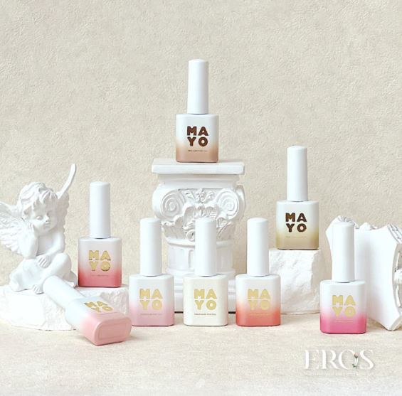 La collection Eros de Mayo vernis et gels semi permanent coréen tendance cat eye