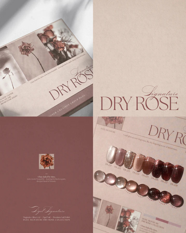 Collectin de gels et vernis semi permanent coréen dry rose