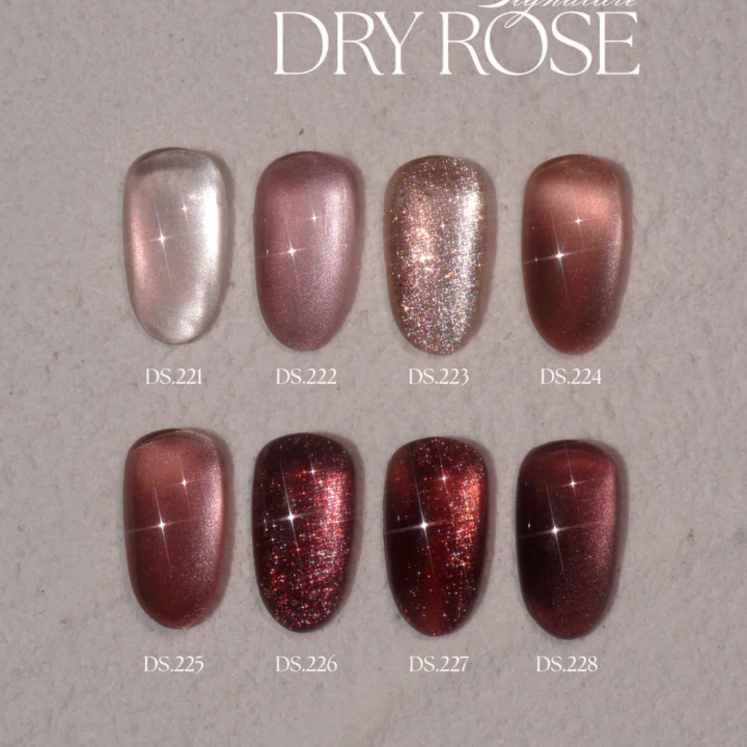 Collection de gels coréens dgel Dry rose vernis smi permanent nail art
