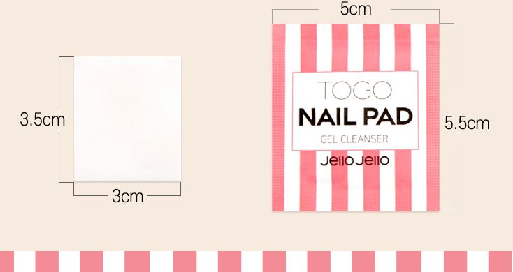Lingettes pads cleaner pinceaux et ongles nail art coréen