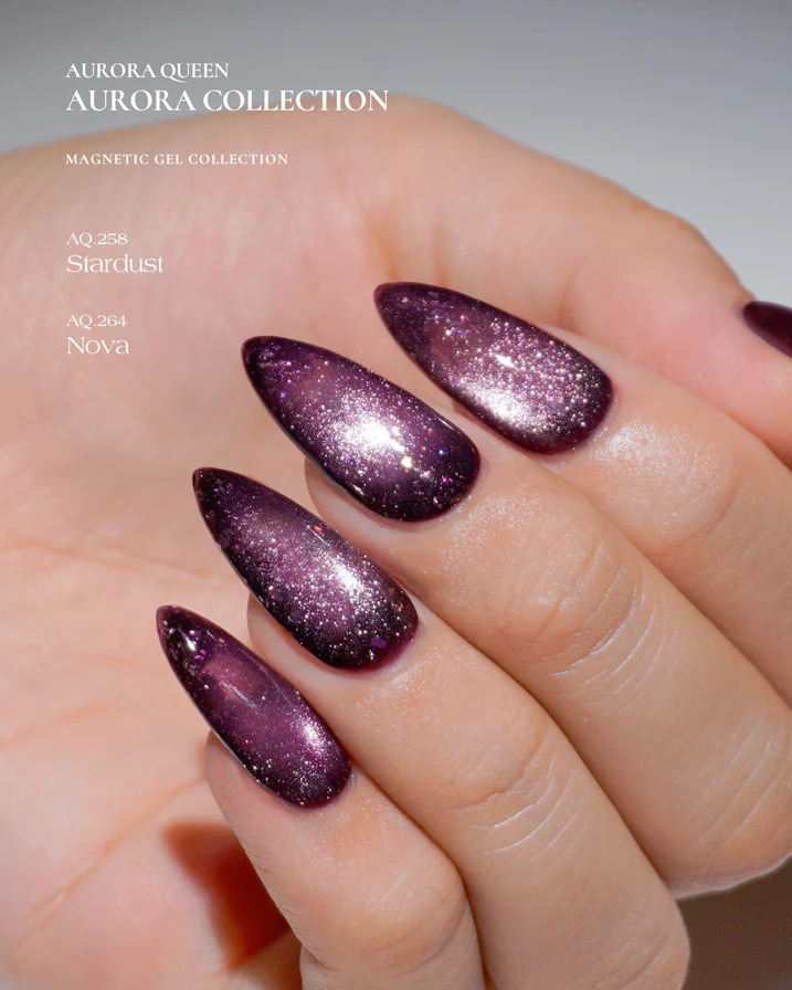aurora collection de cat eye coréen vernis et gels
