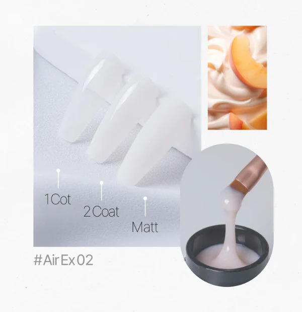 airex2 gel extensio builder nail art coréen