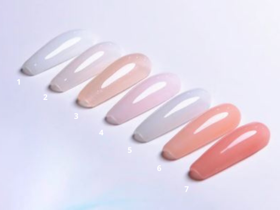 Airex builder gel color chart vernis et gels coréens