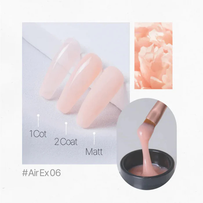 airex6 Gel builder et extension vernis et gels coréens