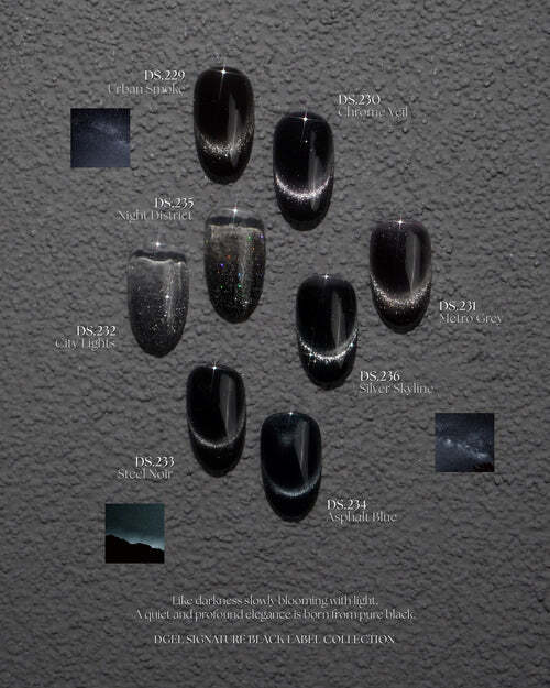 Collection black label vernis et gels coréens
